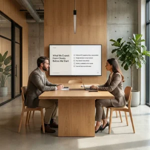 What We Expect From Clients Before We Start - Lean & Sharp